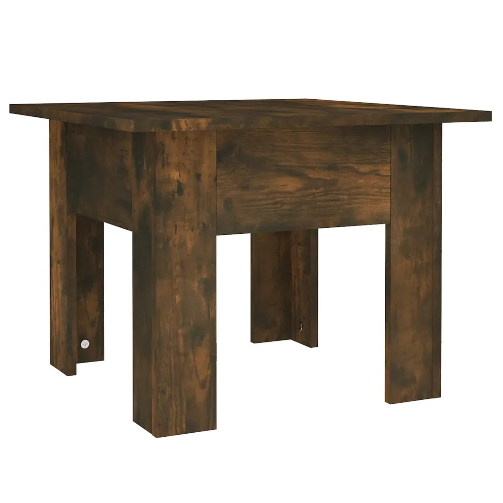 Tavolino da Salotto Rovere Fumo 55x55x42 cm in Truciolato cod mxl 17713
