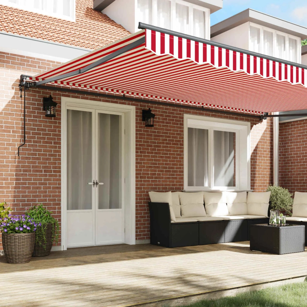 Struttura della tenda Rosso e Bianco 500 × 300 cm 3331278