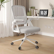 Sedia Ufficio Ergonomica - RATTANTREE - Con Braccioli Pieghevoli, Rete Respirante, Funzione Oscillante 90-105¡ã - Grigio
