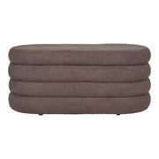 Panca Dartford, Marrone, Tessuto, 45x103x44 cm