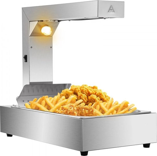 Ponte di riscaldamento, Lampada a riscaldamento commerciale 1000 W Acciaio inossidabile 7 Kg 30-85℃
