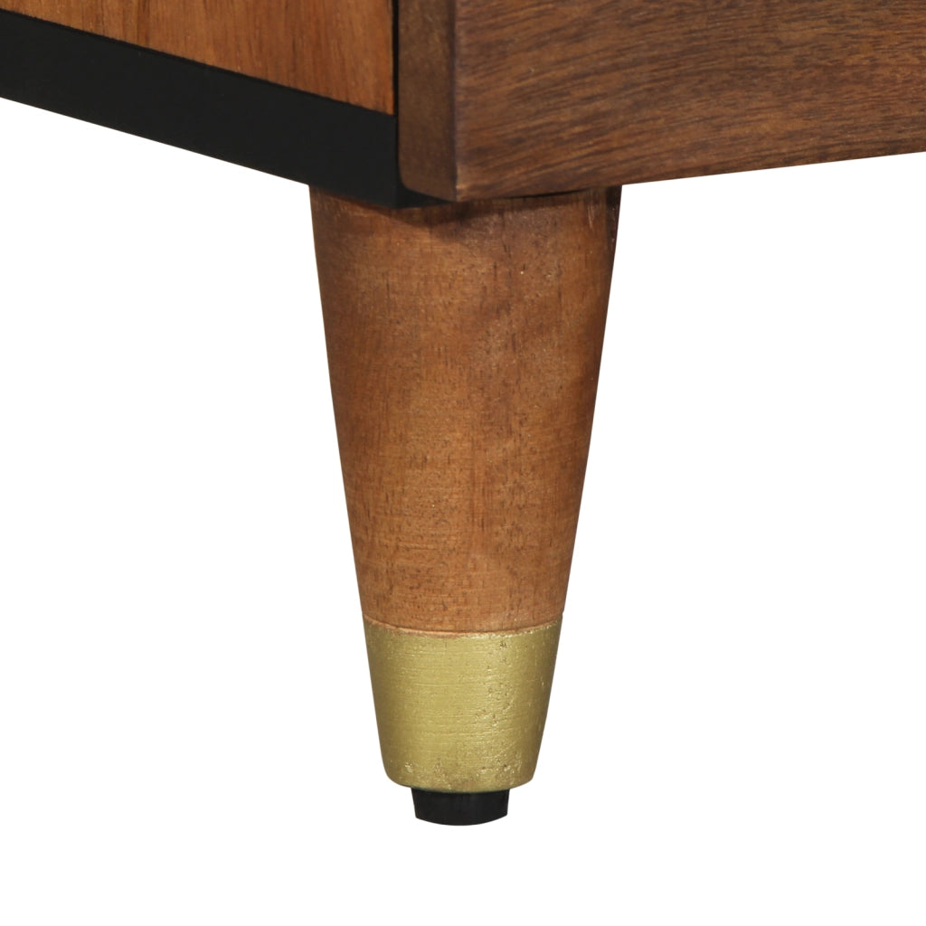 Mobile TV 70x33x46 cm Legno Massello Mango