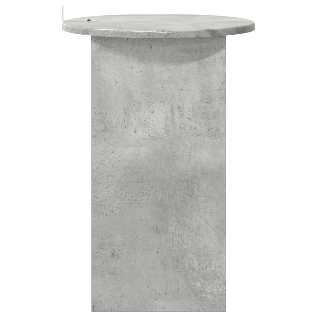 Tavolo laterale Grigio Cemento Ø 39,5 x 55 cm