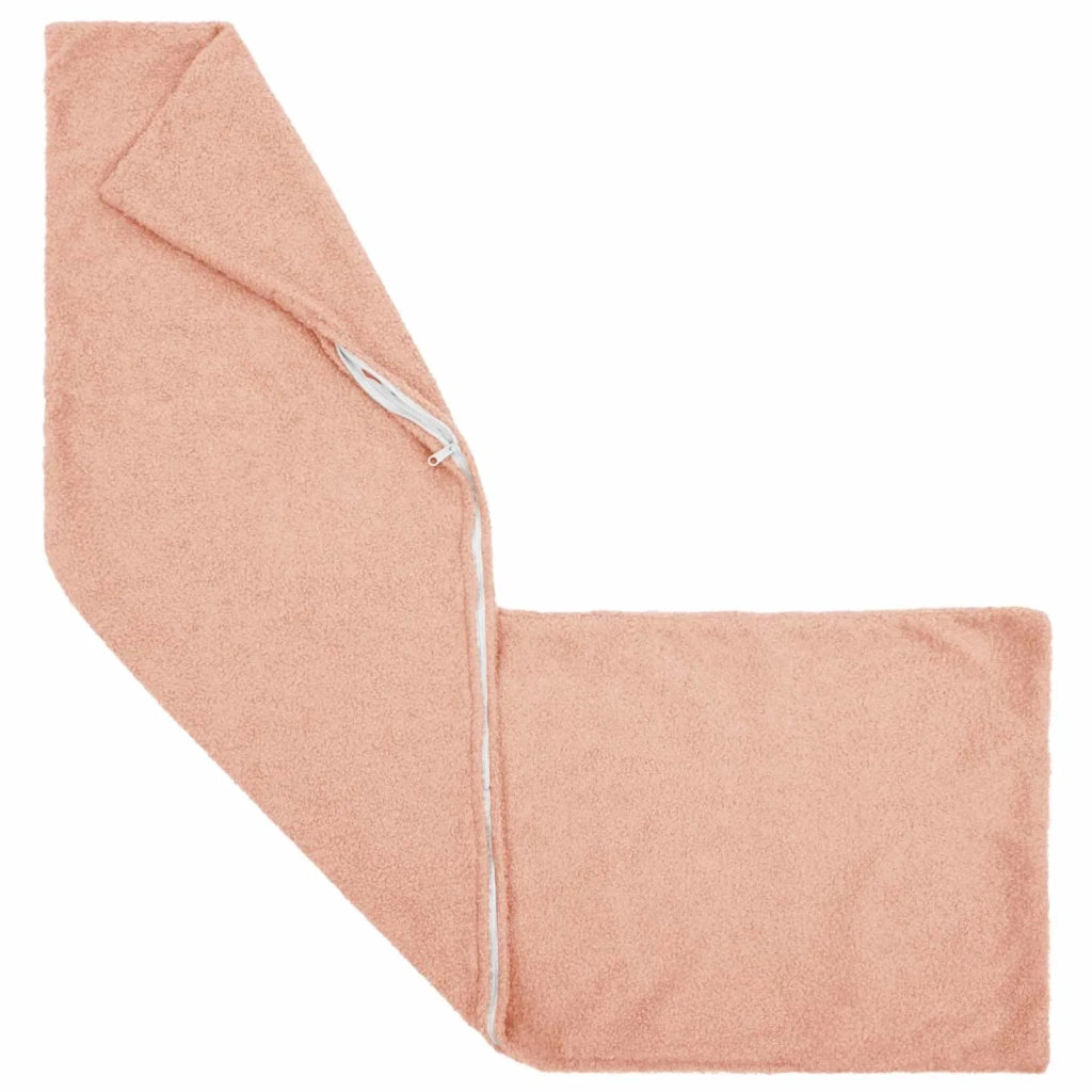 Federa 2 pcs HEERLEN Rosa 40 x 145 cm Bouclé 908912