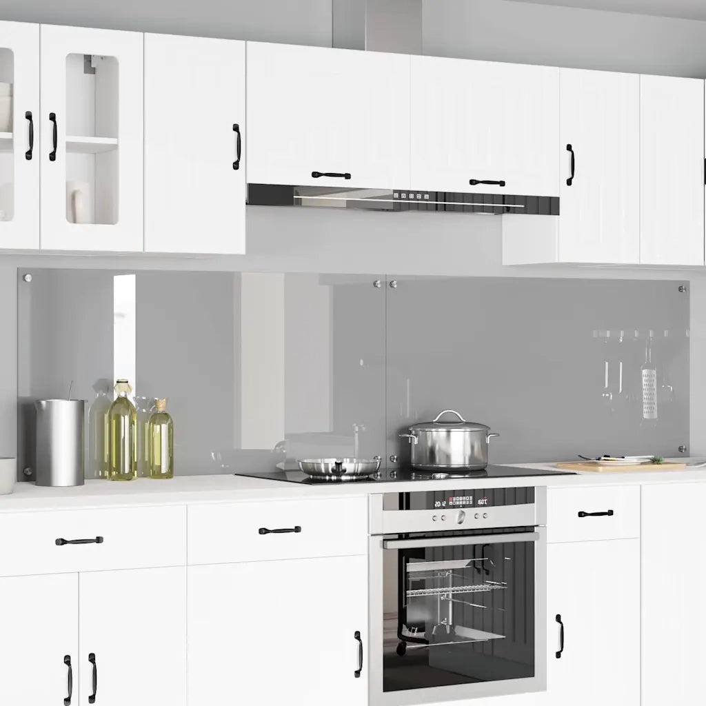 Schienale da cucina 2 pcs Grigio chiaro 120 x 60 cm 3415505