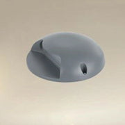 Trade Shop - Mini Faretto Segnapasso A Led 4 Watt Rotondo Grigio 440lm Luce Calda 3000k 33634 -