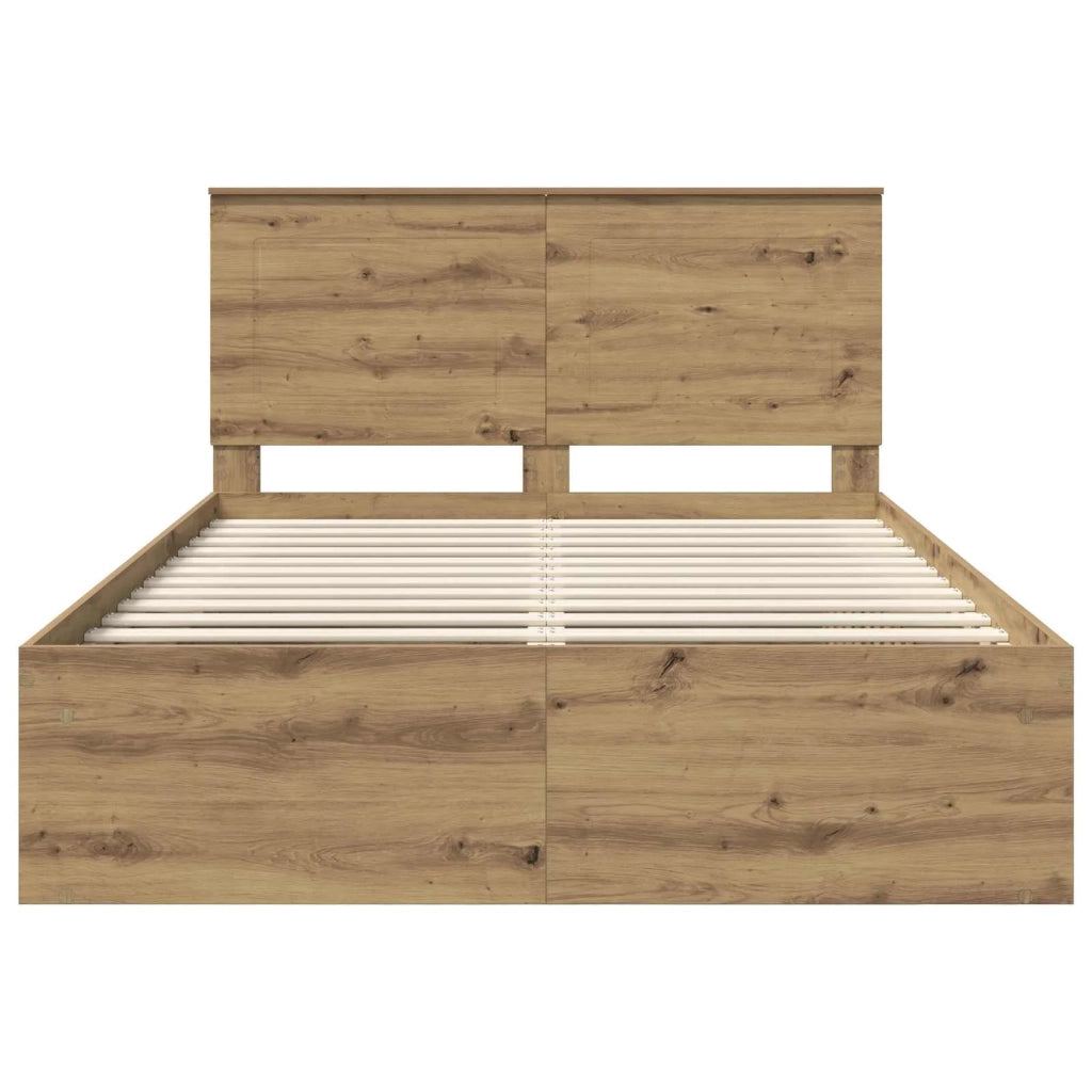 Struttura del letto Rovere Artigianale 150 x 200 cm