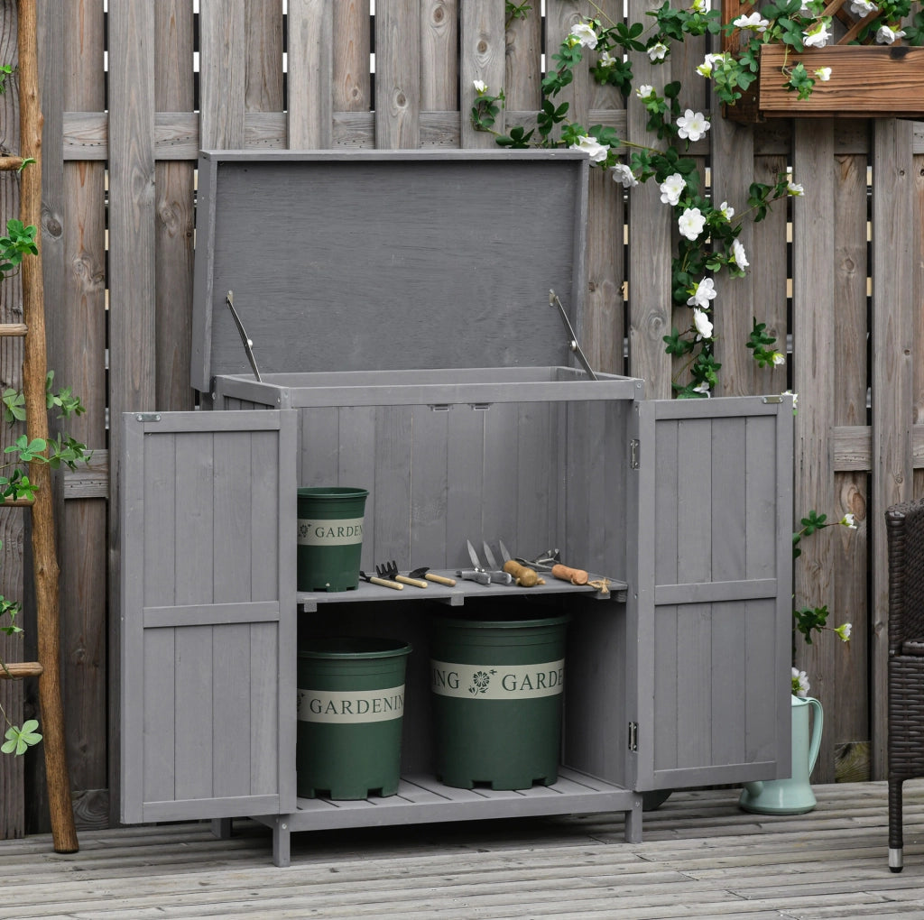 Casetta porta attrezzi in acciaio 100 x 103 x 160 cm; marrone
