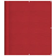 Paravento da Balcone Rosso 120x800 cm 100% Poliestere Oxford CFW6780951