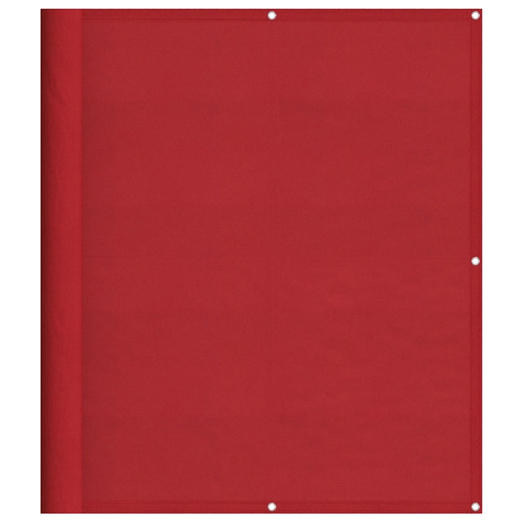 Paravento da Balcone Rosso 120x800 cm 100% Poliestere Oxford CFW6780951