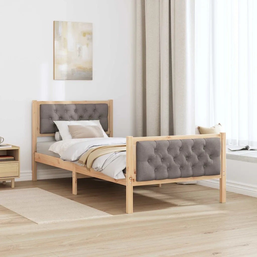 Struttura del letto Talpa 90 x 200 cm Pino massello 878427