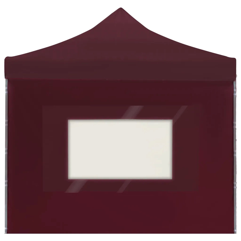 Gazebo Professionale Pieghevole Alluminio con Pareti 6x3m Vino 45509