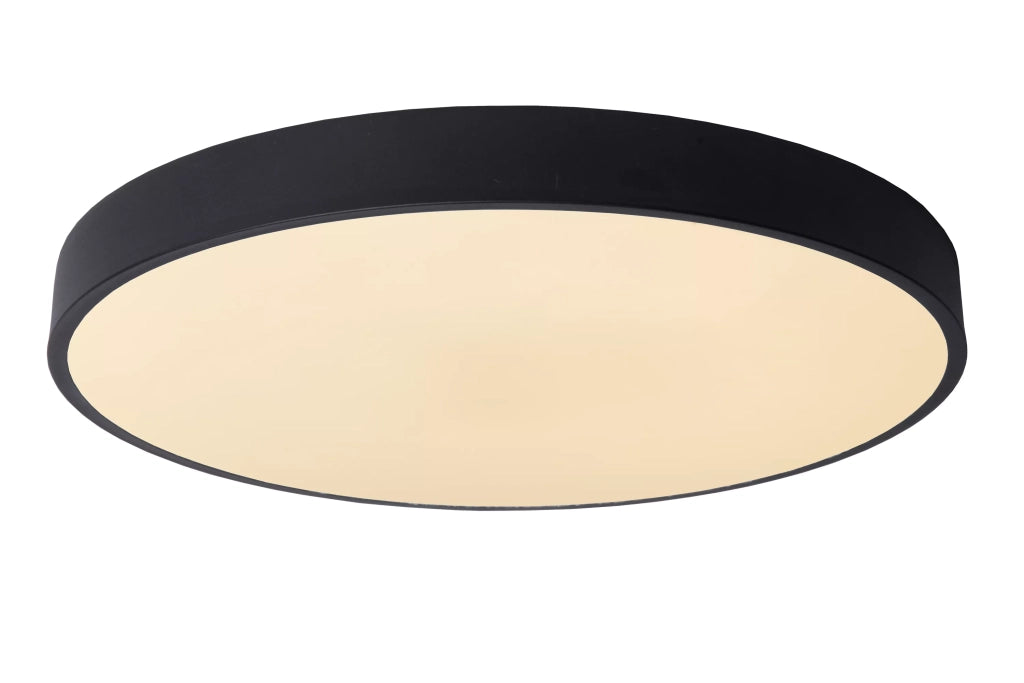 Plafoniera LED Lucide UNAR 50cm 36W nera dimmerabile