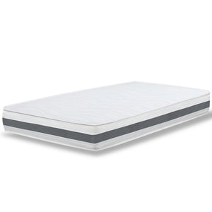 Materasso Singolo 110x205 cm in Memory Antibatterico | Altezza 20 cm | Rivestimento 3D Air in Fibra Ipoallergenica | Materasso Ortopedico a 7 Zone Differenziate Termosensibili
