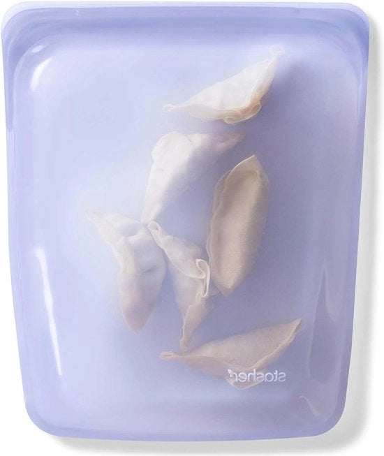 Tas di conservazione 1/2 gallone per pasti alimentari - riutilizzabile e impermeabile - lavanda