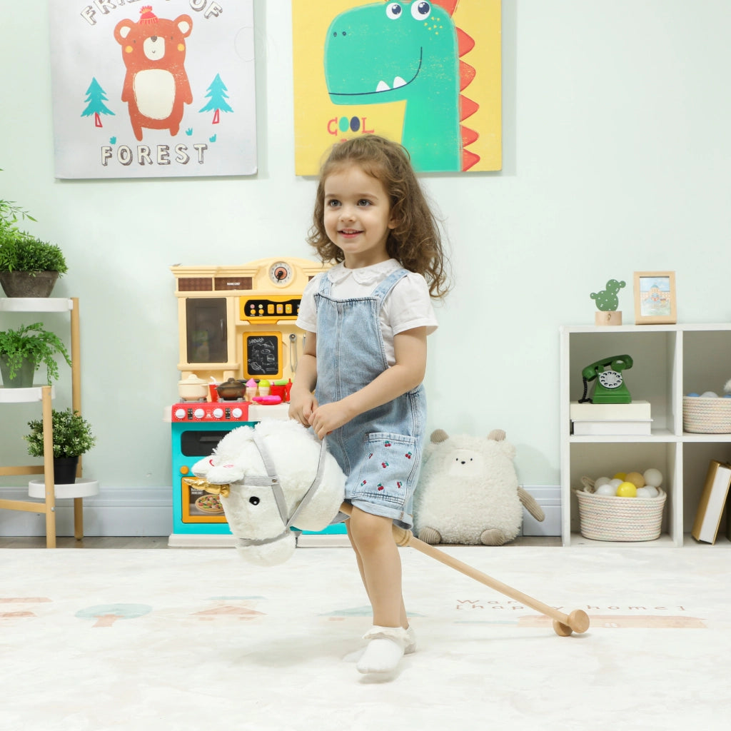 Cavallo a Dondolo Unicorno ¨C zephmum ¨C Bianco 95 cm