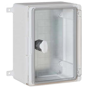 Armadio elettrico moderno dal design elegante 47 x 20 x 60 cm in plastica ABS grigia 02_0058205