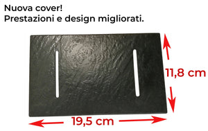 Piatto Doccia 80x120 cm Effetto Pietra Stone Grigio Antracite