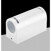 Trade Shop - Applique Esterno Per Parete Facciate Giardino Lampada Up&down Gu10 Ip54 Gn-wl062 - Bianco