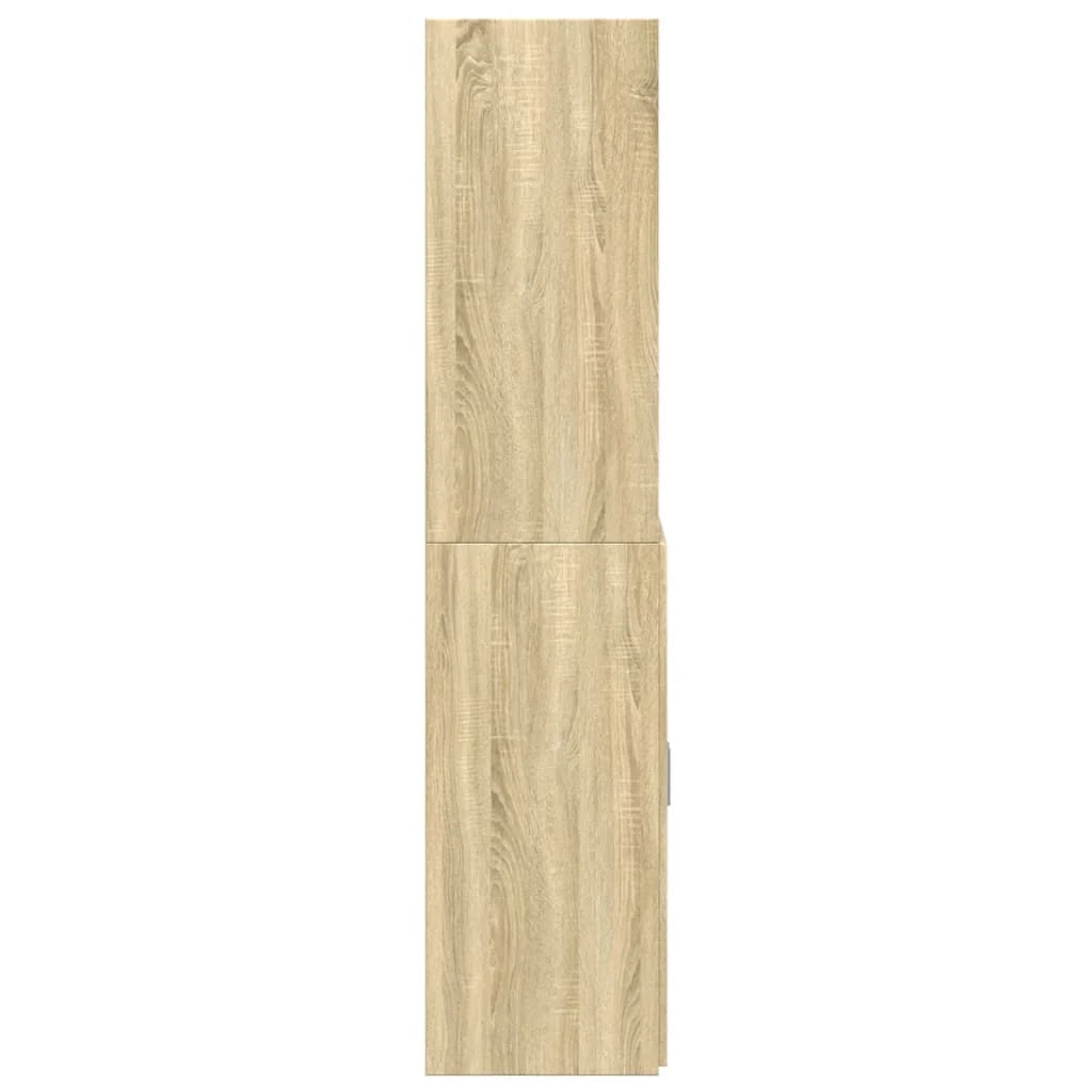Credenza cassettiera cassettiera mobile contenitore organizer cucina soggiorno soggiorno alto Sonoma 70 x 42,5 x 185 cm derivati ​​del legno marrone 02_0034205