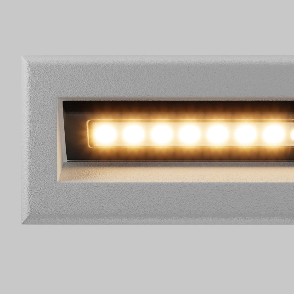 Segnapasso Da Esterno Moderno Bosca Led Integrato 5W Metallo Bianco Ip65