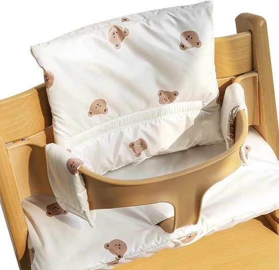 Cuscino per seggiolino da tavolo: cuscino antislittamento per seggiolini da tavolo, seduta comoda per seggiolini da tavolo Tripp Trapp, facile da fissare e da lavare