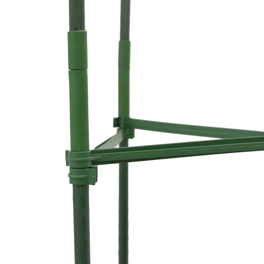 vidaXL Sostegni Pomodori con Sacchetti Piante 6pz 116 cm Acciaio e PP