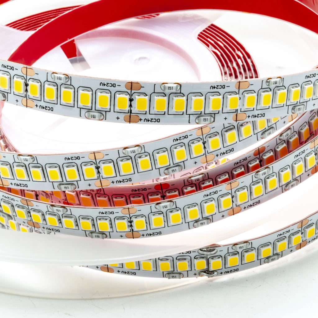 KIT SMART striscia 1200 LED 90W 24V centralina WiFi controllo vocale alexa strip flessibile 5 metri 8100lm LUCE 3000K