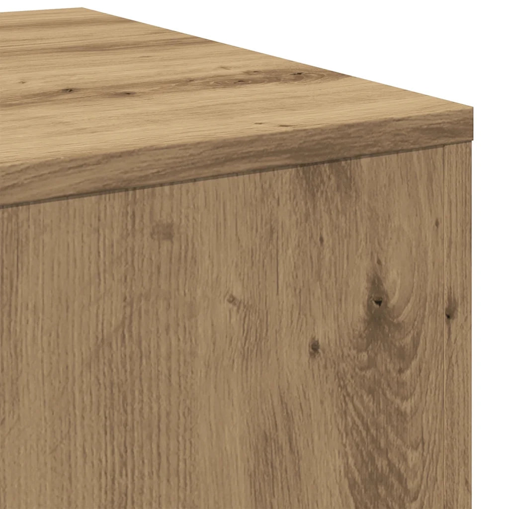 vidaXL Tavolini 3 pz Rovere Artigianale in Legno Multistrato