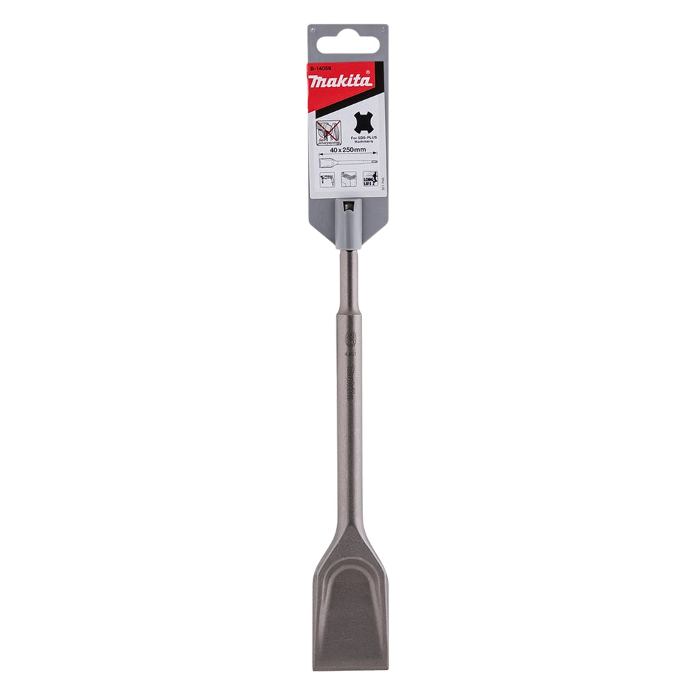 SCALPELLO ATTACCO SDS-PLUS mm 40 x 250 tipo largo  - MAKITA