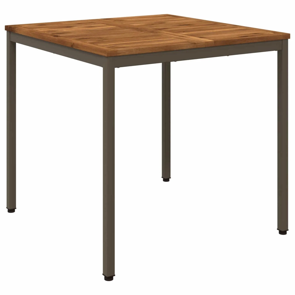 Tavolo da cena da giardino Naturale e Caffè 80 x 80,5 x 75 cm 901312