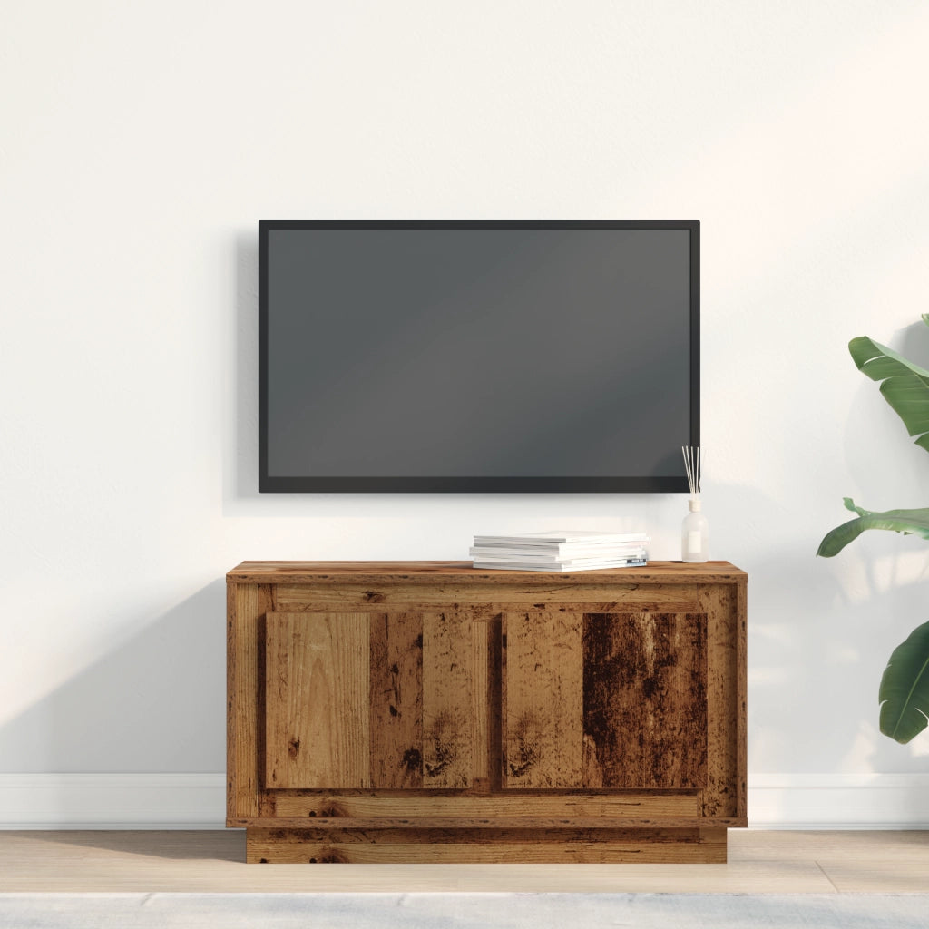 Mobile TV  in legno vintage 80x35x45 cm in legno ingegnerizzato