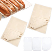 Fermentatiedoek professionale di cucina in lino non trattato - tovagliolo di lino per la lievitazione - tovagliolo di lino per la cottura