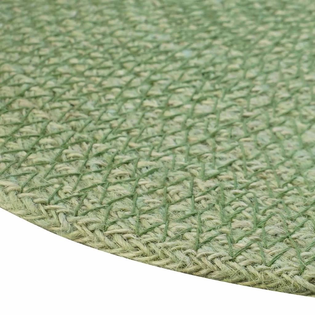 Sottobicchieri in juta 4 pcs Verde oliva Ø 30 cm 42012311