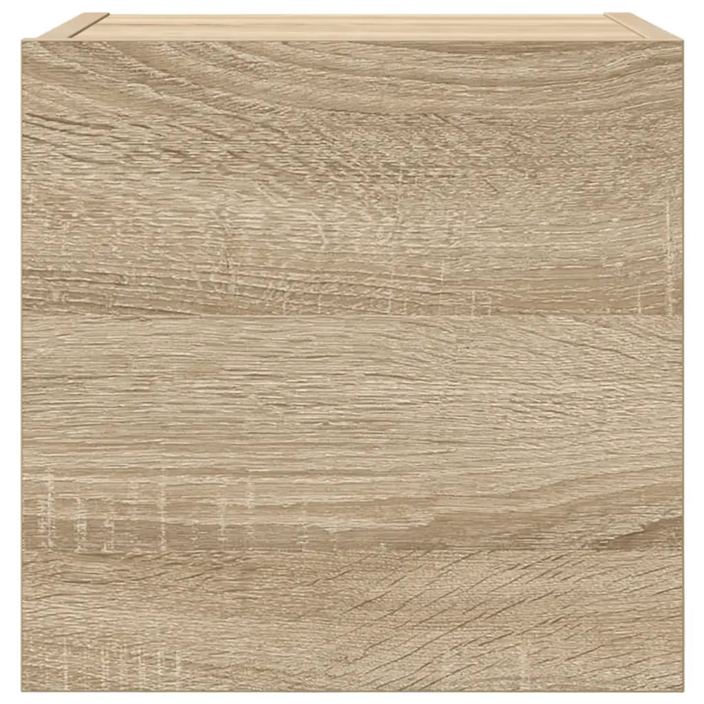 Mobili Porta TV a Parete 4pz Rovere Sonoma 30,5x30x30 cm 804492