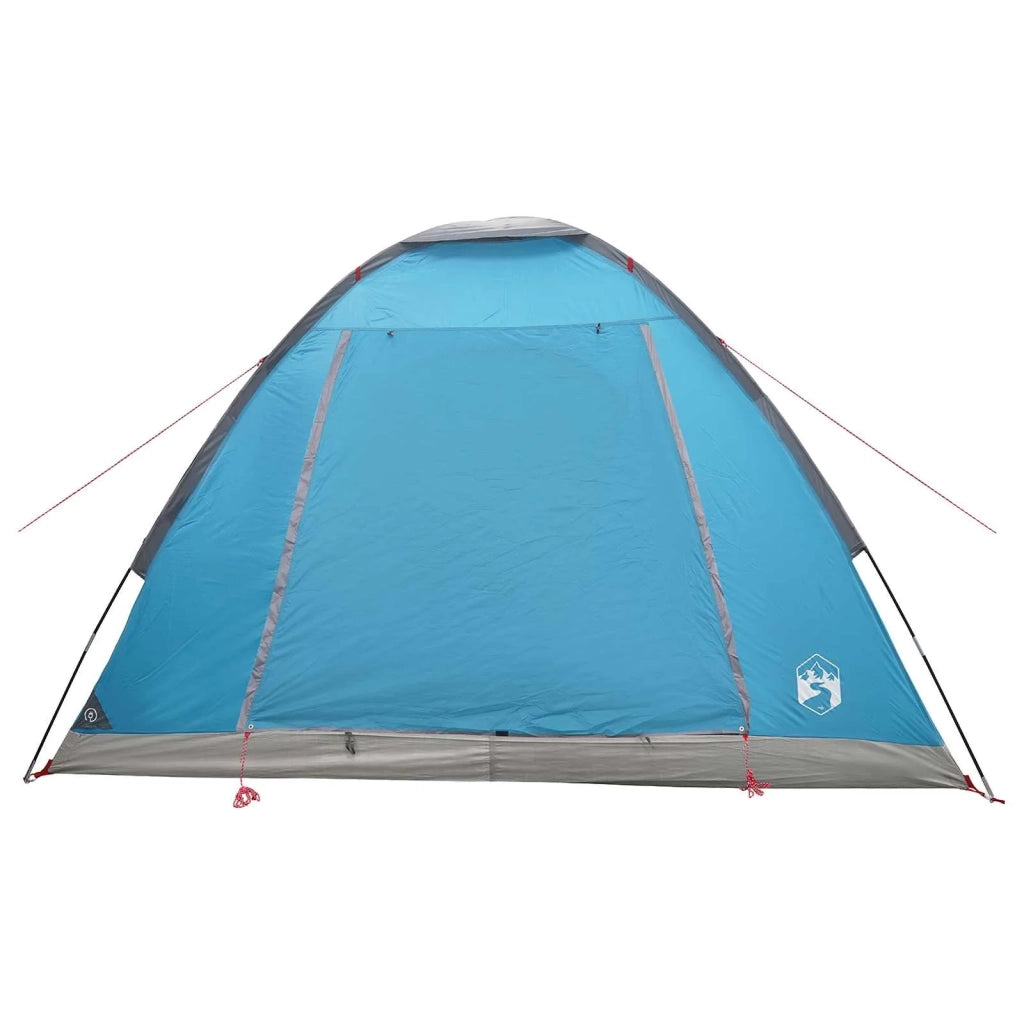 Tenda da campeggio con tetto Blu 4 persone Poliestere e Acciaio 42028648