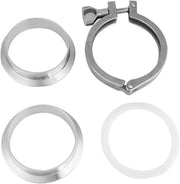 Tri-Clamp Klem 76mm Pijp Sanitair Unione con Set di Sigillatura in Silicio
