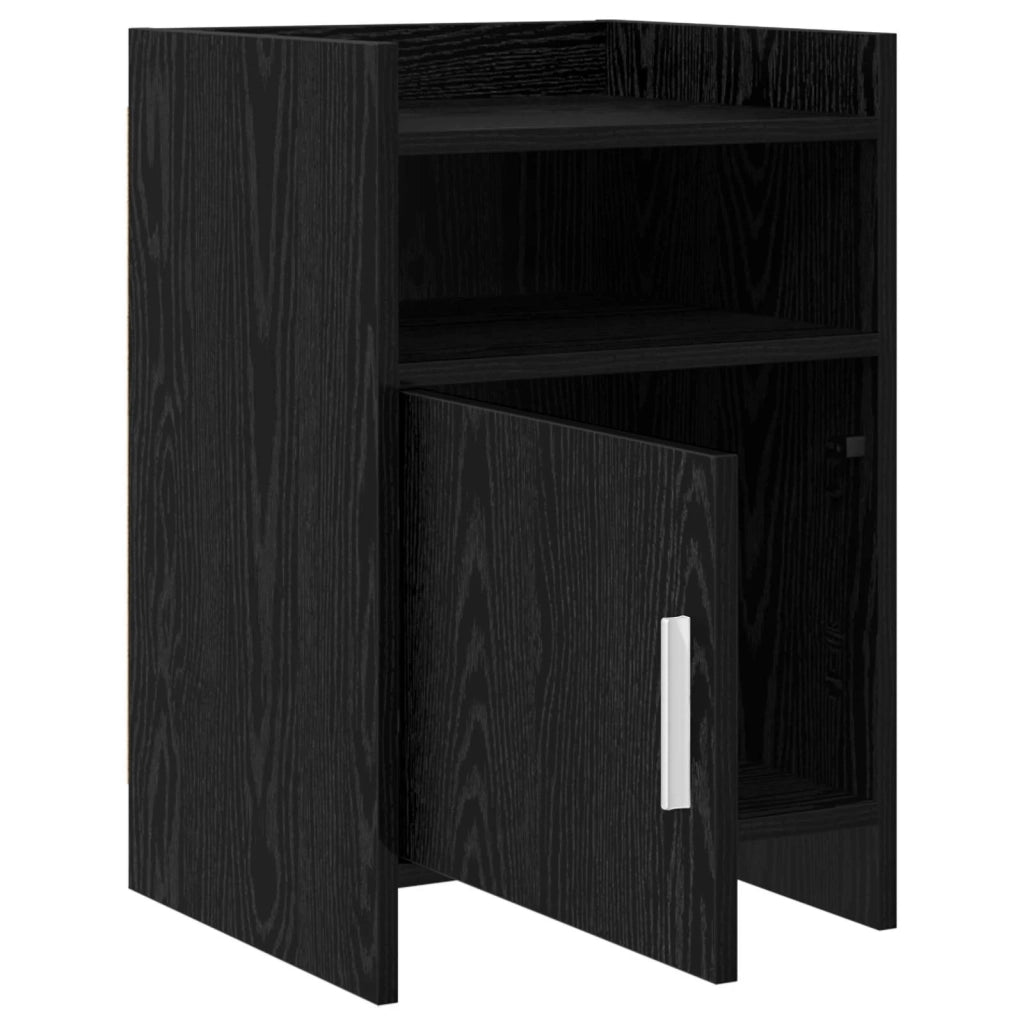 Comodini 2 pcs Rovere Nero 40 x 36 x 60 cm Legno ingegnerizzato 8011038