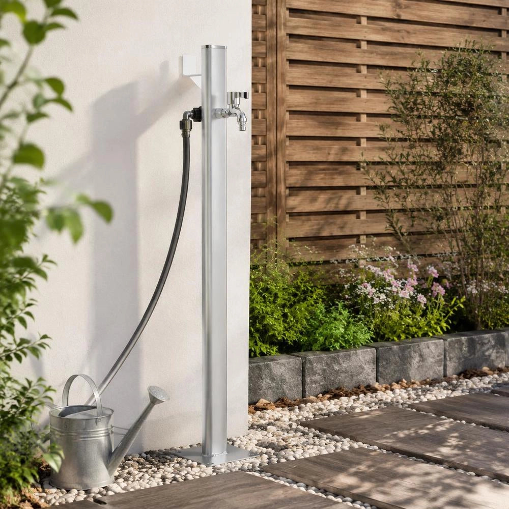 Garden Water Column, Aluminum, 95 Cm