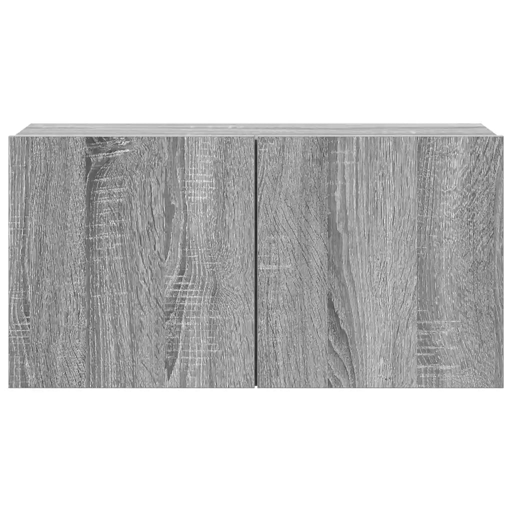 Set di Mobili Porta TV 4 pz Grigio Sonoma in Legno Multistrato 3120318