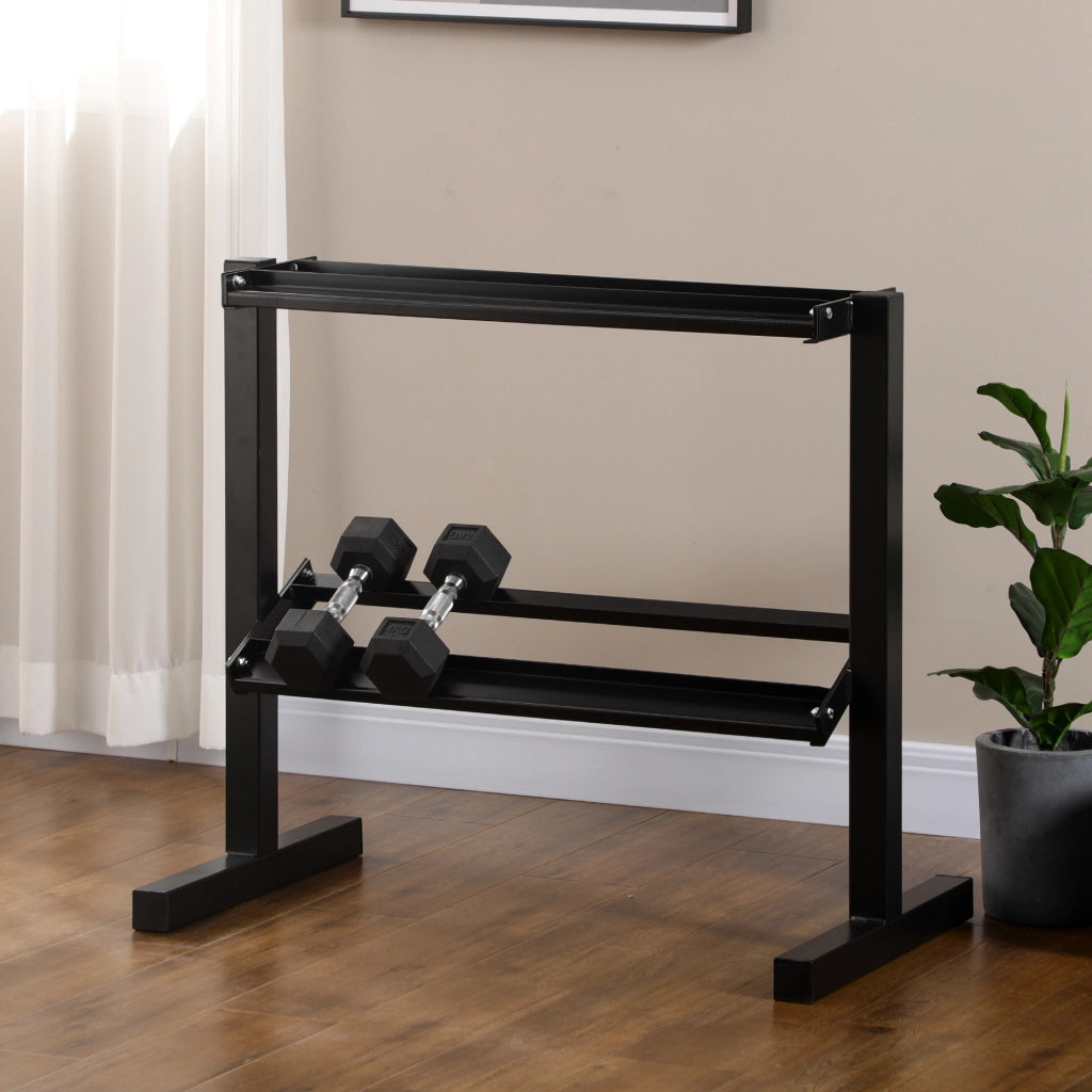 Mobile Ripiano Acciaio ¨C zephmum ¨C Nero 94x52.5x82cm