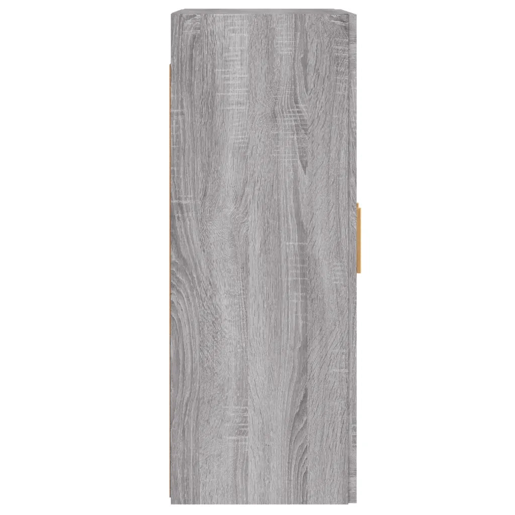 Armadietti a Parete 2 pz Grigio Sonoma in Legno Multistrato 3197903