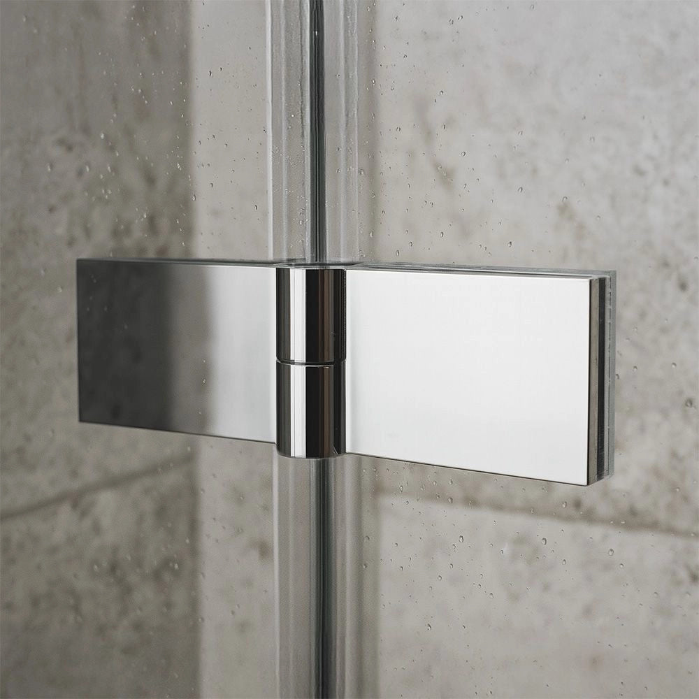 Cabina Doccia Rea Atlas 100x90 Chrome sinistra