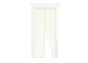 Zanzariera Magnetica Per Porta Ingresso E Finestre Anti Insetti Zanzare Protezione Cimici Mosche Si Chiude da Sola - 140X240 - Panna