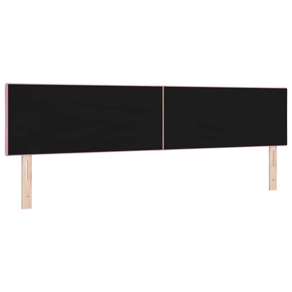 Testiera LED Rosa 200 cm Velluto 3338264