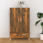 Credenza-Buffet-Armadio da cucina Rovere Fumo 70x31x115 cm in Legno Multistrato 875479
