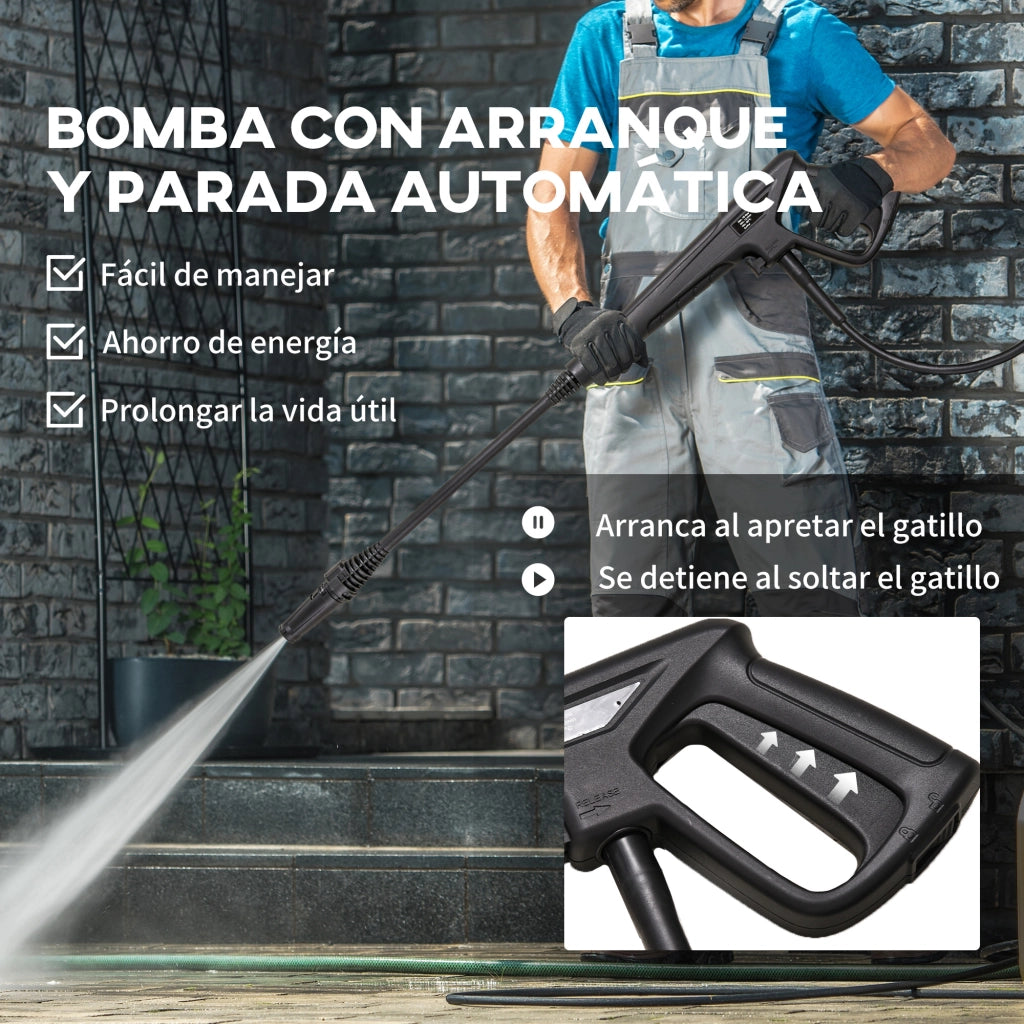 Idropulitrice 1600W ¨C Zephmum ¨C 23.5x27x68 cm Blu