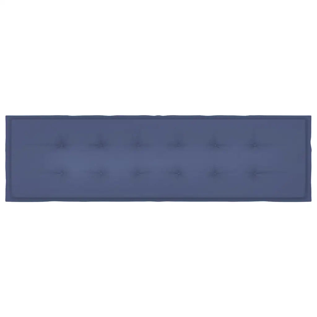 Cuscino per Panca Blu Marino 180x50x4 cm in Tessuto Oxford