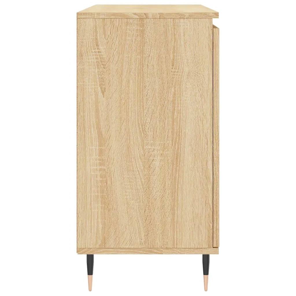 Credenza Rovere Sonoma 101,5x35x70 cm in Legno Multistrato 827199
