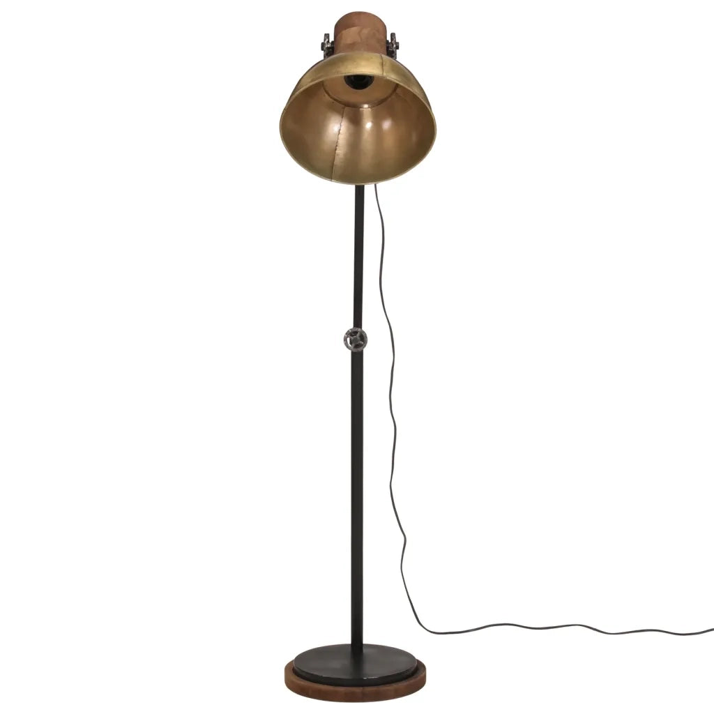 Lampada da Terra 25 W Ottone Anticato 30x30x100-150 cm E27 CFW7287610